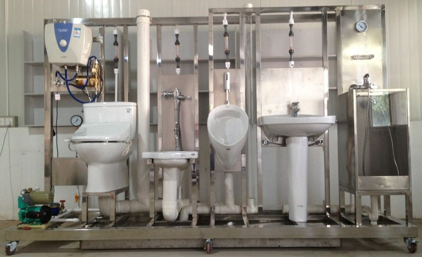 衛(wèi)生間設(shè)備安裝與控制實驗裝置