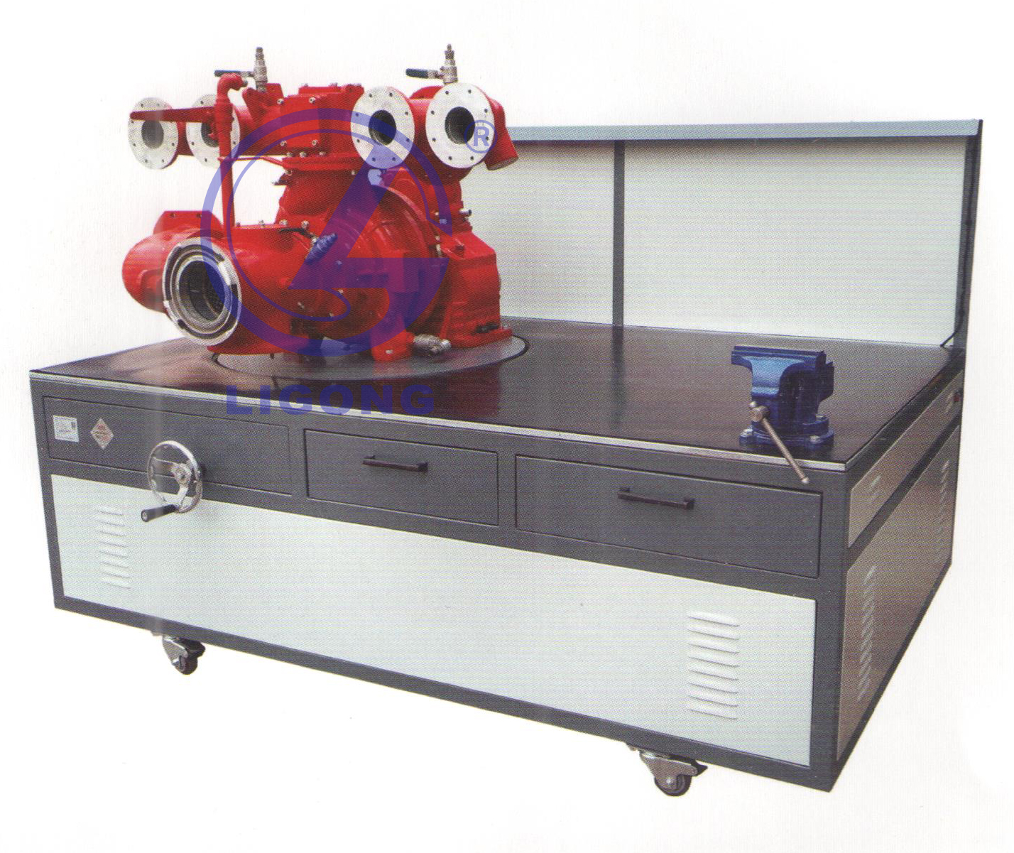 消防特種車輛車載消防泵拆裝平臺(tái)(常壓)