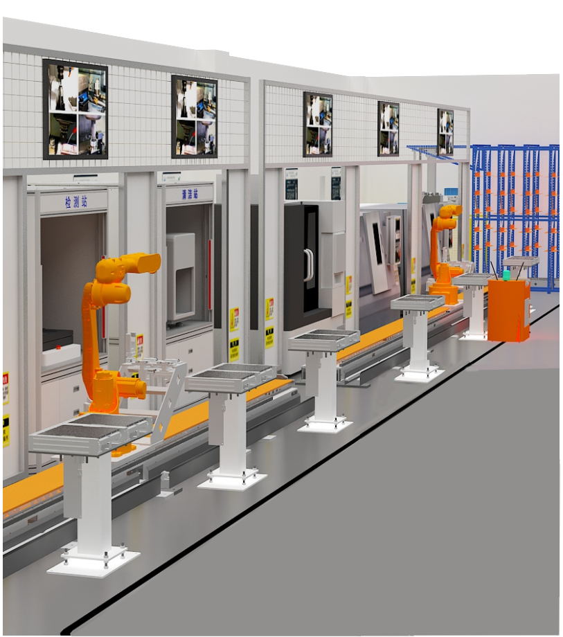 LGJ-SJ16智能機(jī)器人個性化定制多智能體生產(chǎn)線
