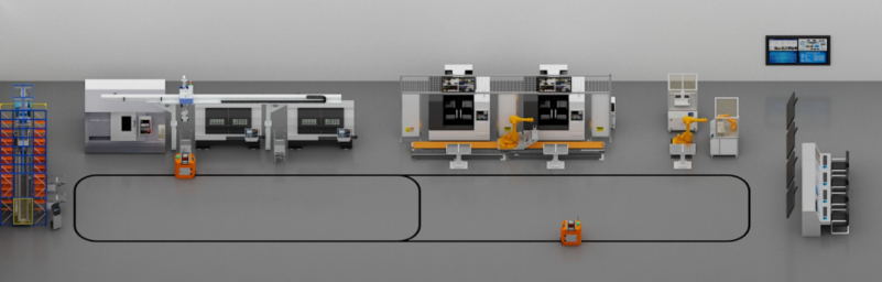 LGJ-SJ17智能機器人個性化定制多智能體生產(chǎn)線