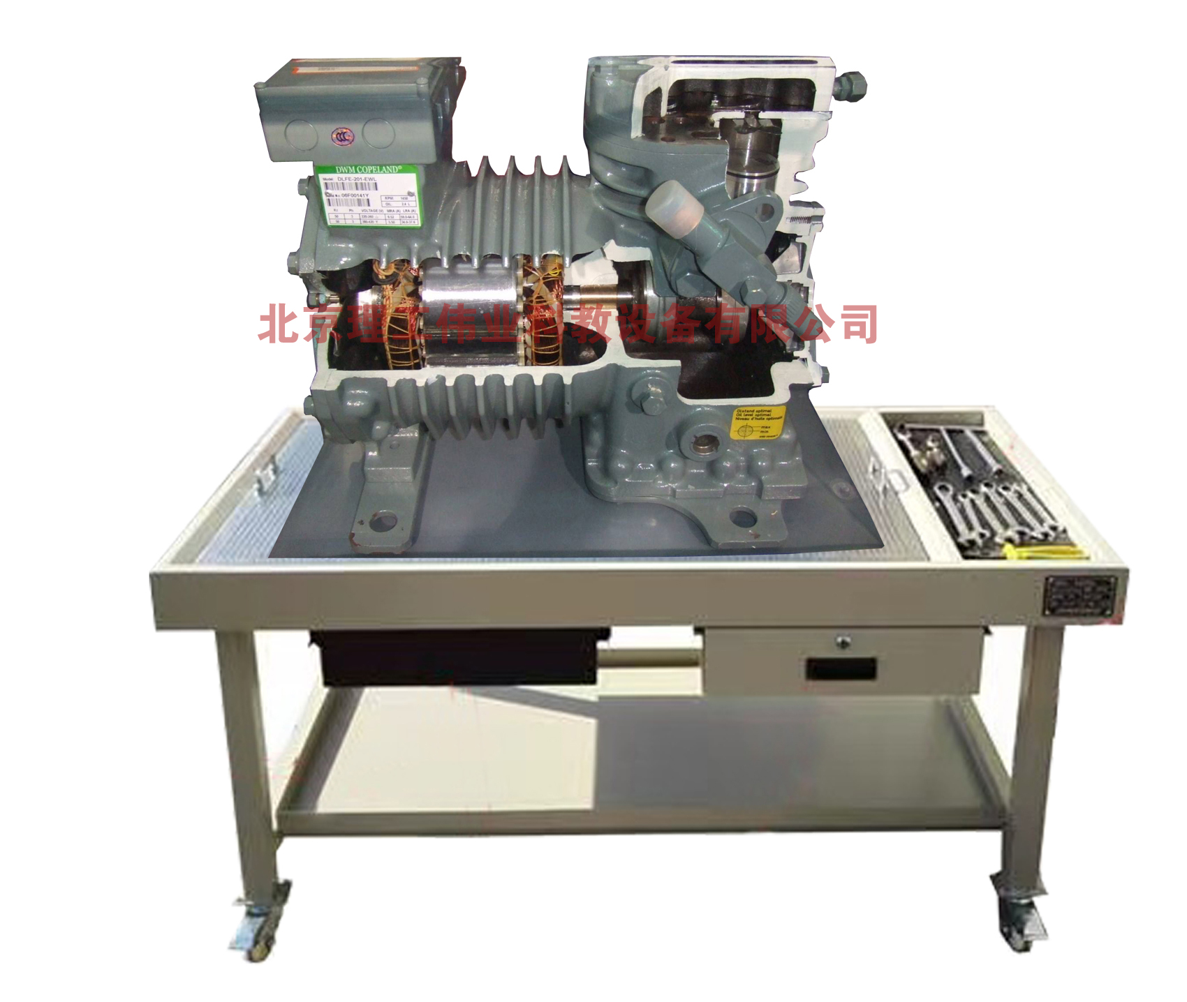 活塞制冷壓縮機實訓裝置